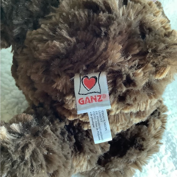 GANZ 16 inch Sprinkles Brown Bear with Bow Plush Stuffed Animal Toy - Picture 5 of 7
